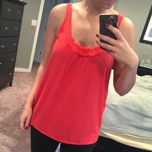 JCrew orange/red tank